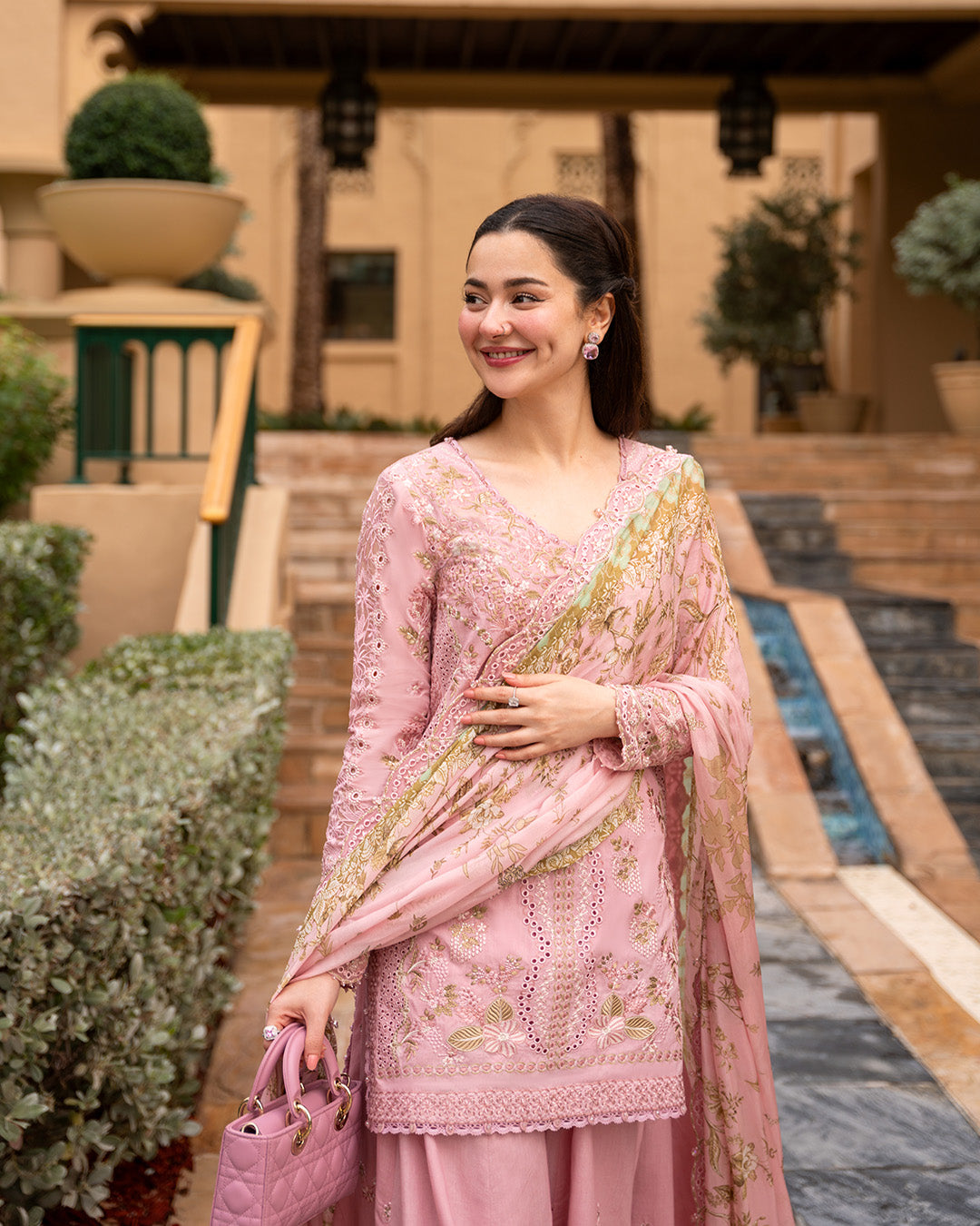 Embroidered Lawn 3 Piece Unstitched Shirt With Chiffon Printed Dupatta-5260