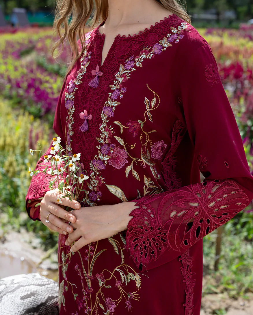 Luxury Lawn Embroidered 3 Piece Suit - Factory Direct Stock