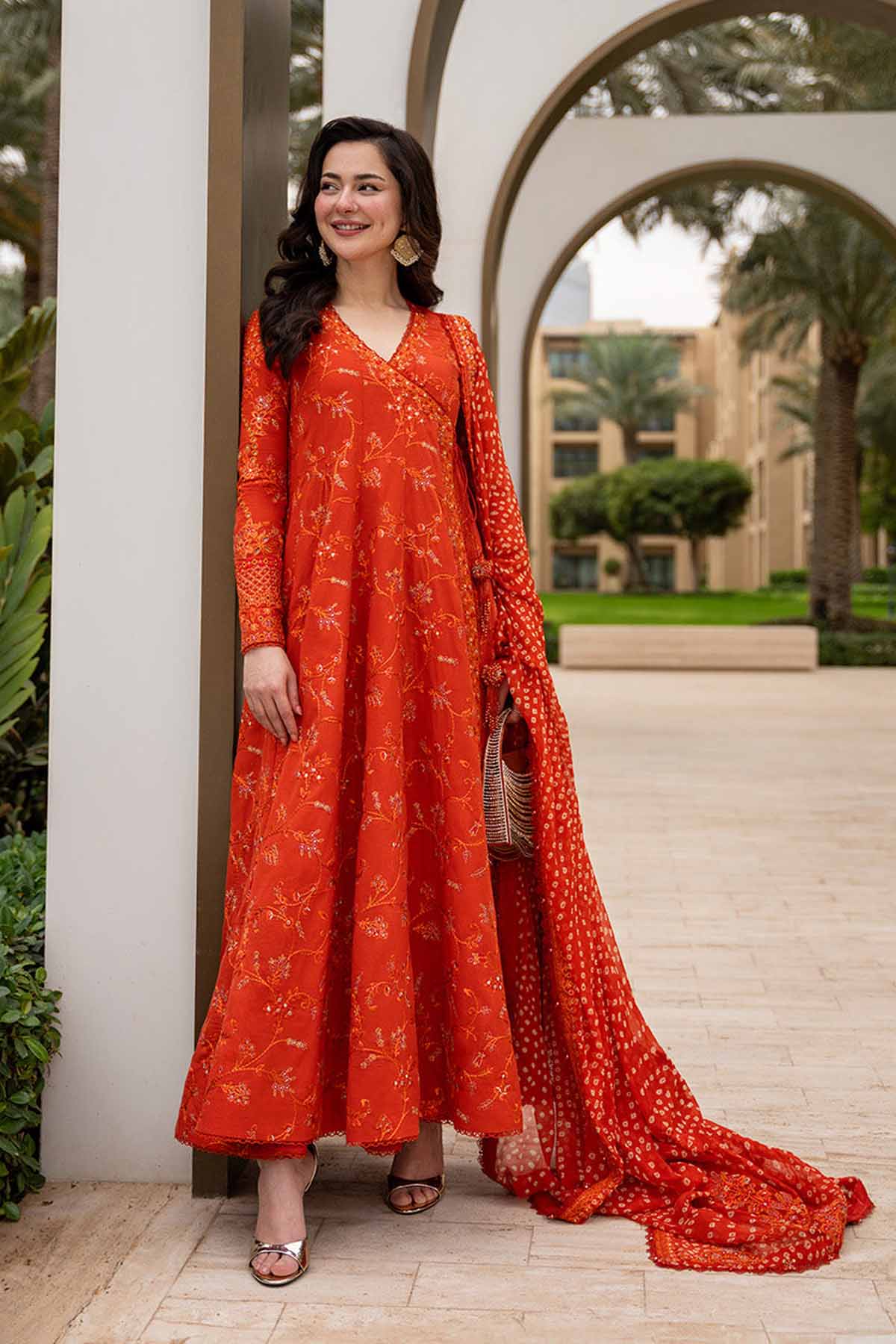 Embroidered Lawn 3 Piece Unstitched With Digital Printed Jacquard Dupatta-5301