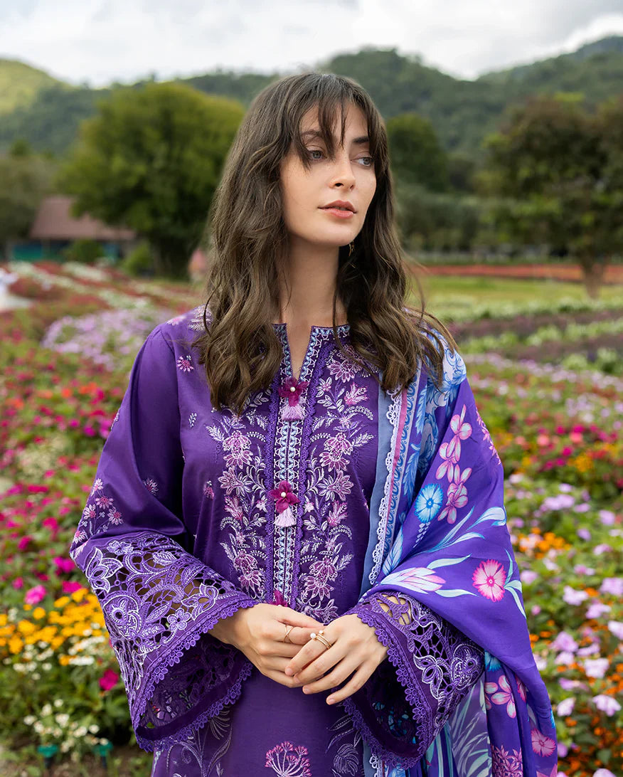 Luxury Lawn Embroidered 3 Piece Suit - Factory Direct Stock