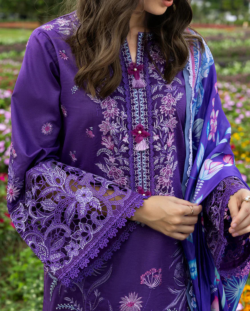 Luxury Lawn Embroidered 3 Piece Suit - Factory Direct Stock