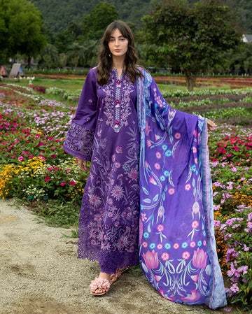 Luxury Lawn Embroidered 3 Piece Suit - Factory Direct Stock