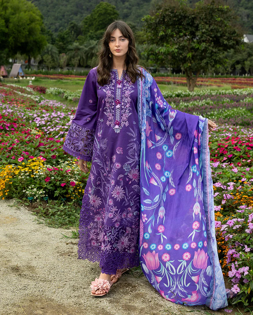 Luxury Lawn Embroidered 3 Piece Suit - Factory Direct Stock