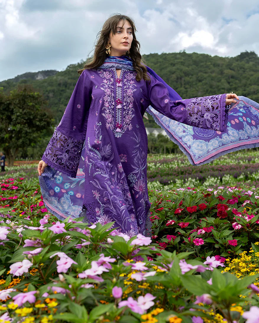 Luxury Lawn Embroidered 3 Piece Suit - Factory Direct Stock