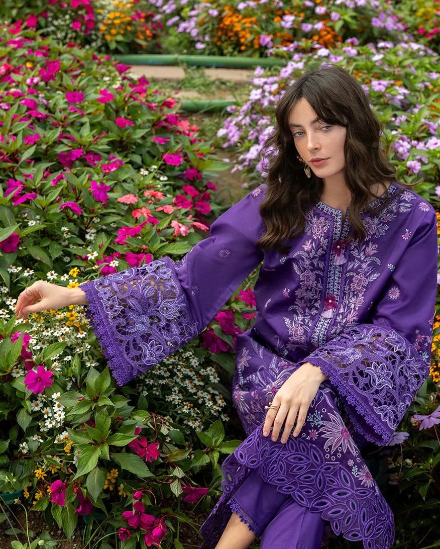 Luxury Lawn Embroidered 3 Piece Suit - Factory Direct Stock