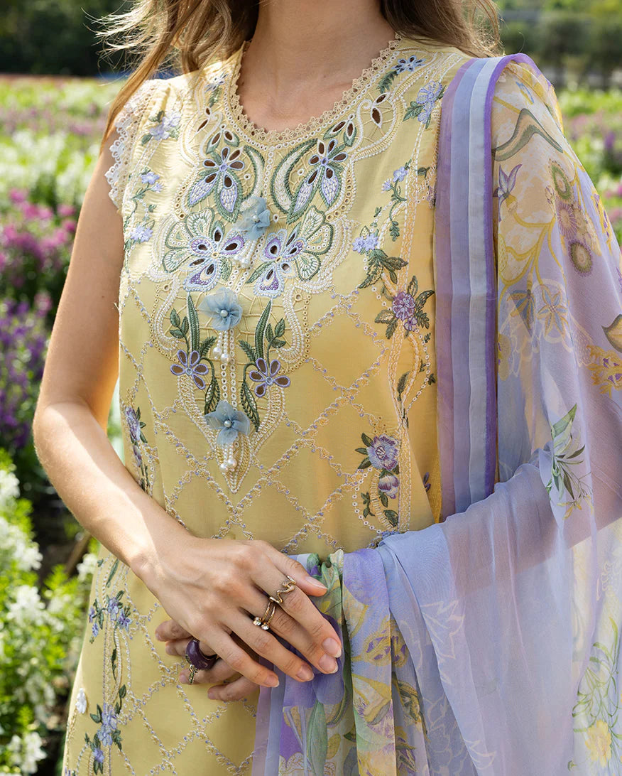 Luxury Lawn Embroidered 3 Piece Suit - Factory Direct Stock