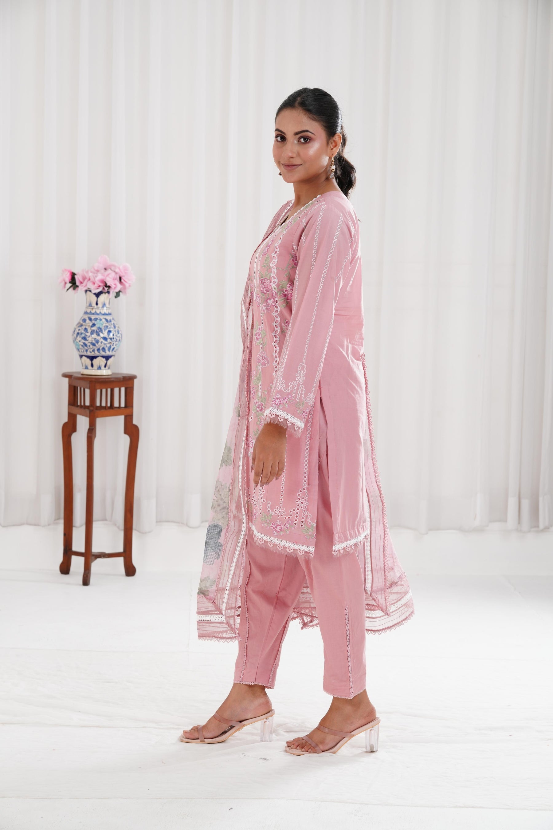 Embroidered Lawn 3 Piece Unstitched With Digital Printed Jacquard Dupatta-5159