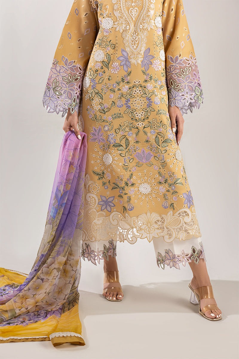Luxury Lawn Embroidered 3 Piece Suit - Factory Direct Stock