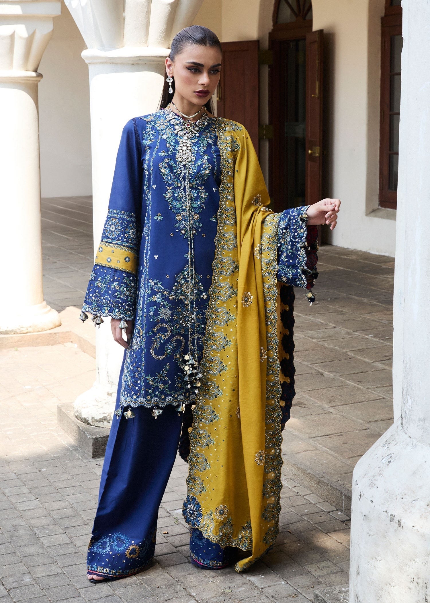 Luxury Lawn Embroidered 3 Piece Suit - Factory Direct Stock