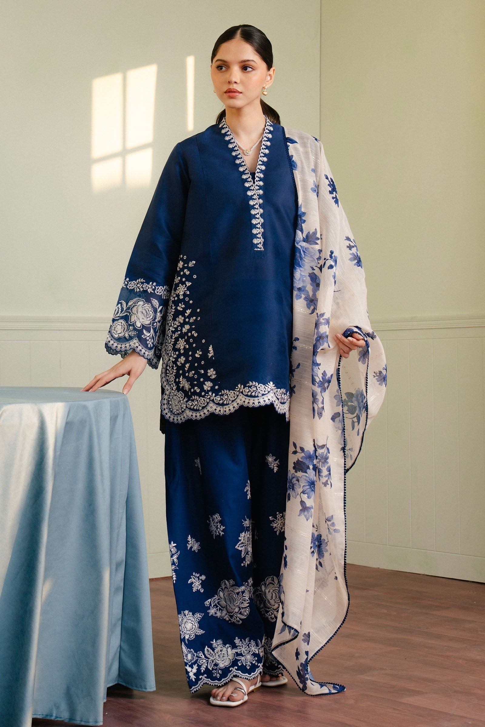 Luxury Lawn Embroidered 3 Piece Suit - Factory Direct Stock