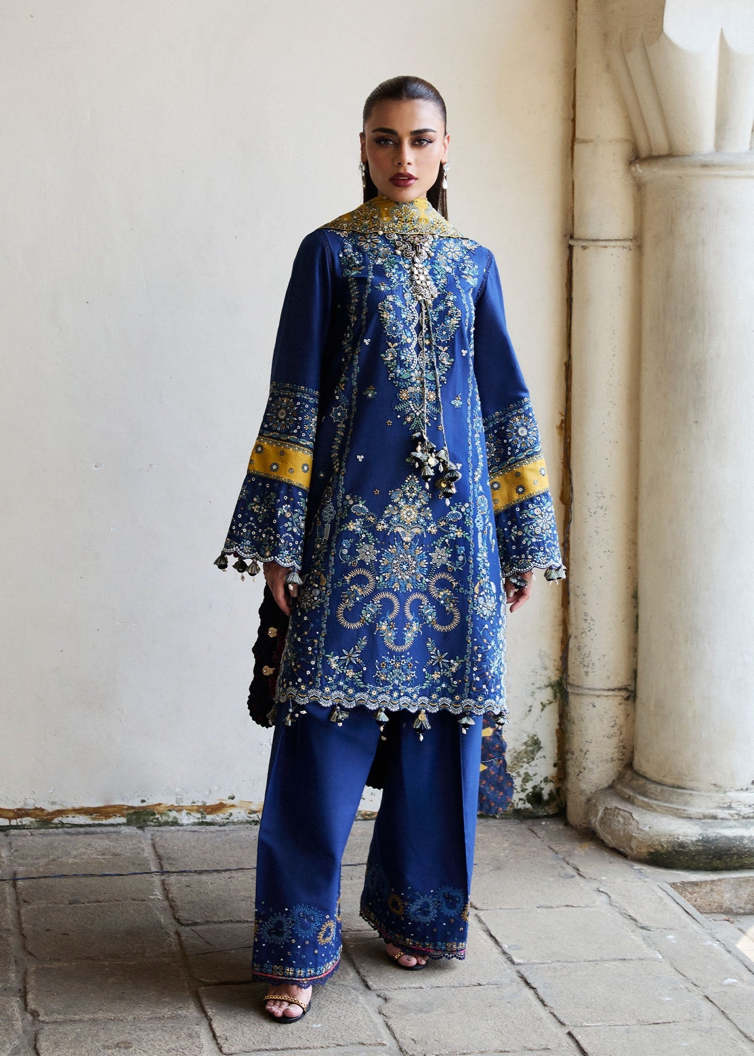 Luxury Lawn Embroidered 3 Piece Suit - Factory Direct Stock