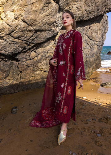 Luxury Lawn Embroidered 3 Piece Suit - Factory Direct Stock