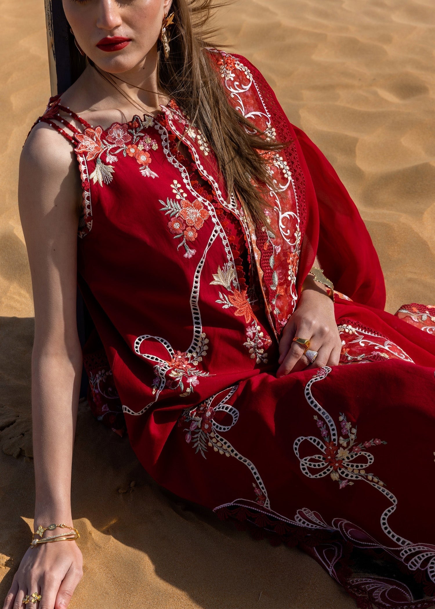 Luxury Lawn Embroidered 3 Piece Suit - Factory Direct Stock