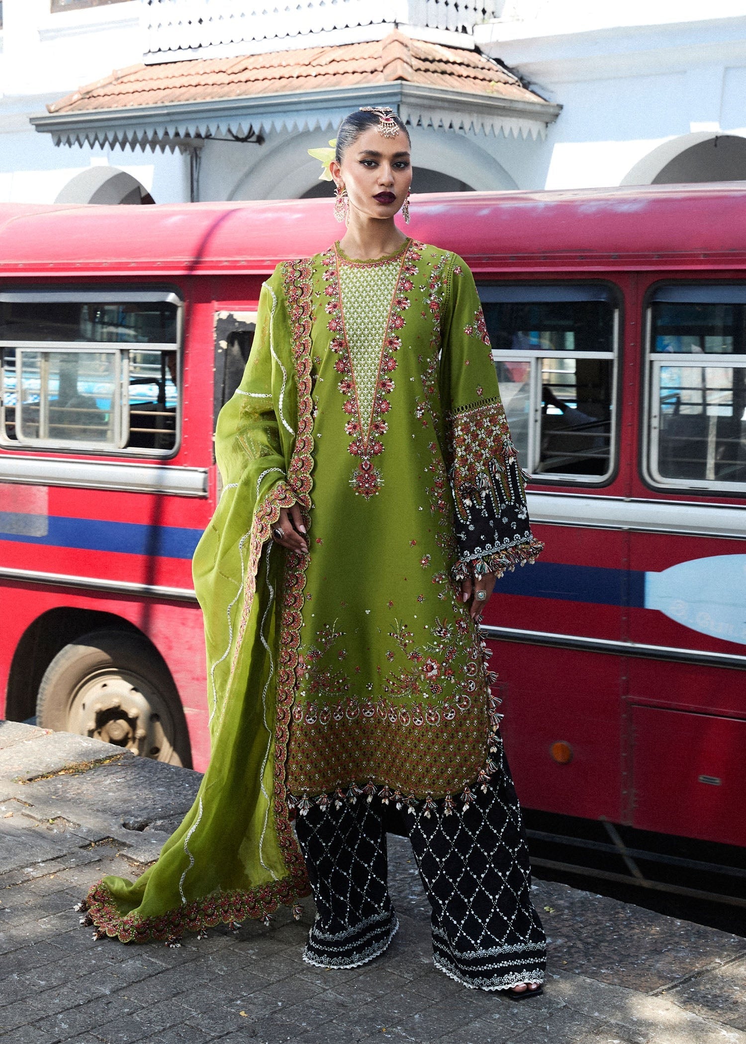 Luxury Lawn Embroidered 3 Piece Suit - Factory Direct Stock