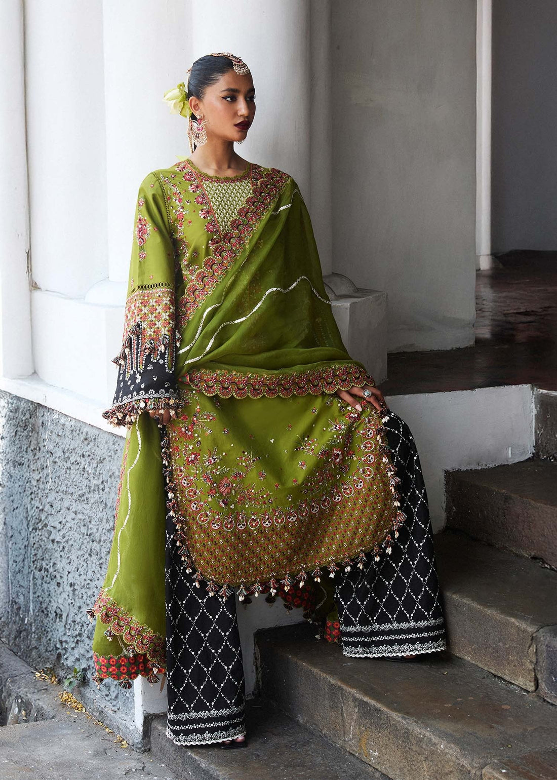 Luxury Lawn Embroidered 3 Piece Suit - Factory Direct Stock