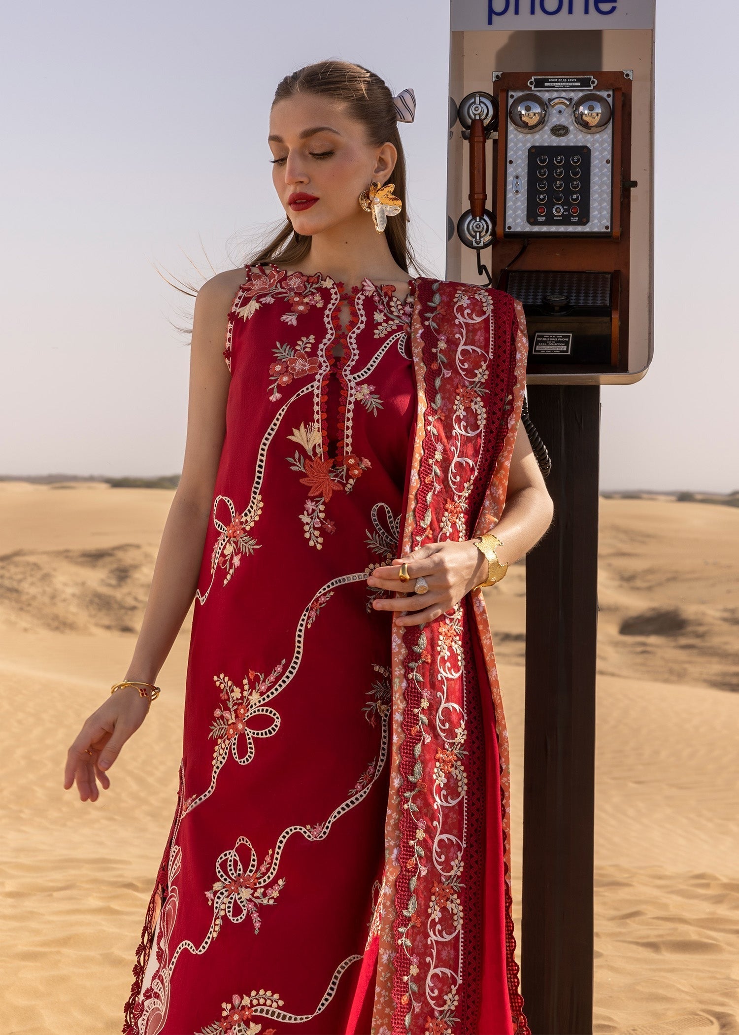 Luxury Lawn Embroidered 3 Piece Suit - Factory Direct Stock
