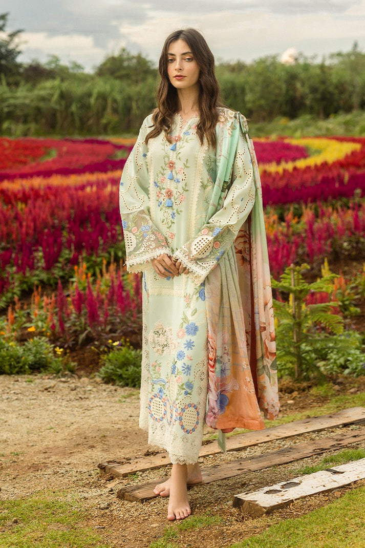 Luxury Lawn Embroidered 3 Piece Suit - Factory Direct Stock