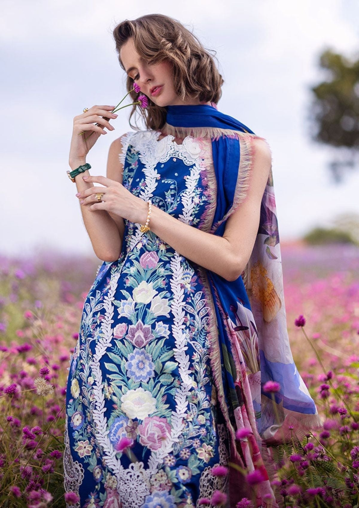 Luxury Lawn Embroidered 3 Piece Suit - Factory Direct Stock