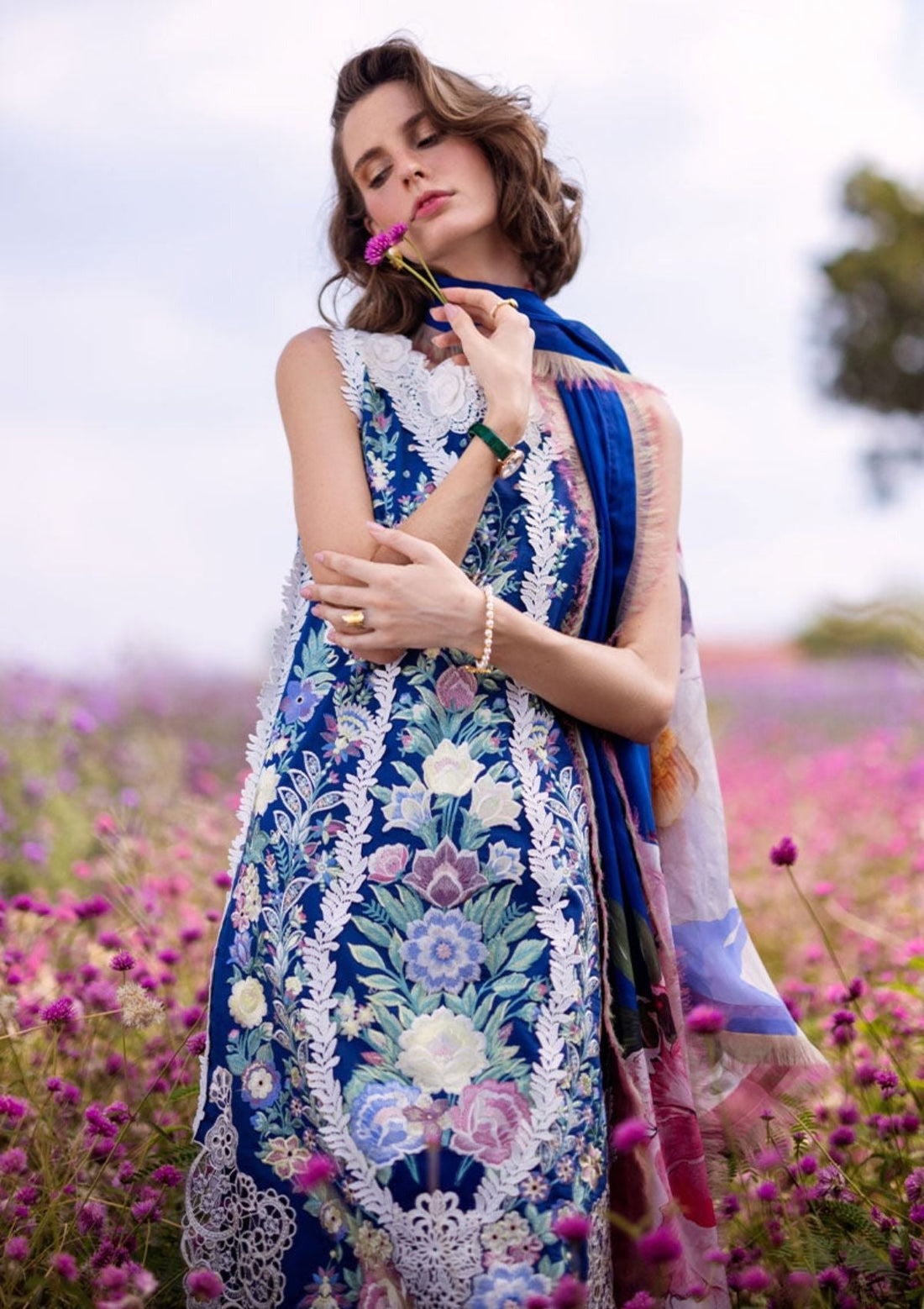 Luxury Lawn Embroidered 3 Piece Suit - Factory Direct Stock