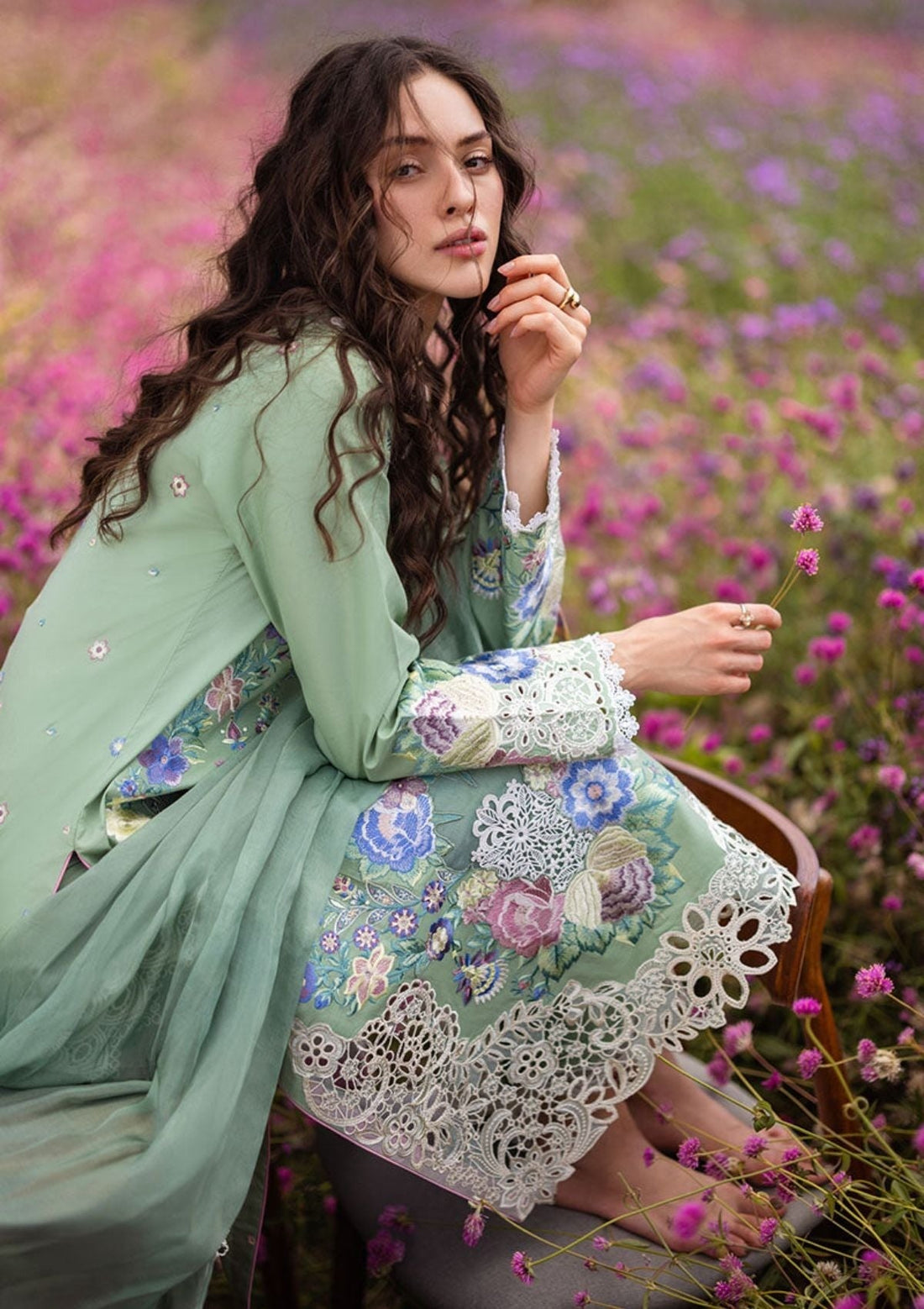Luxury Lawn Embroidered 3 Piece Suit - Factory Direct Stock