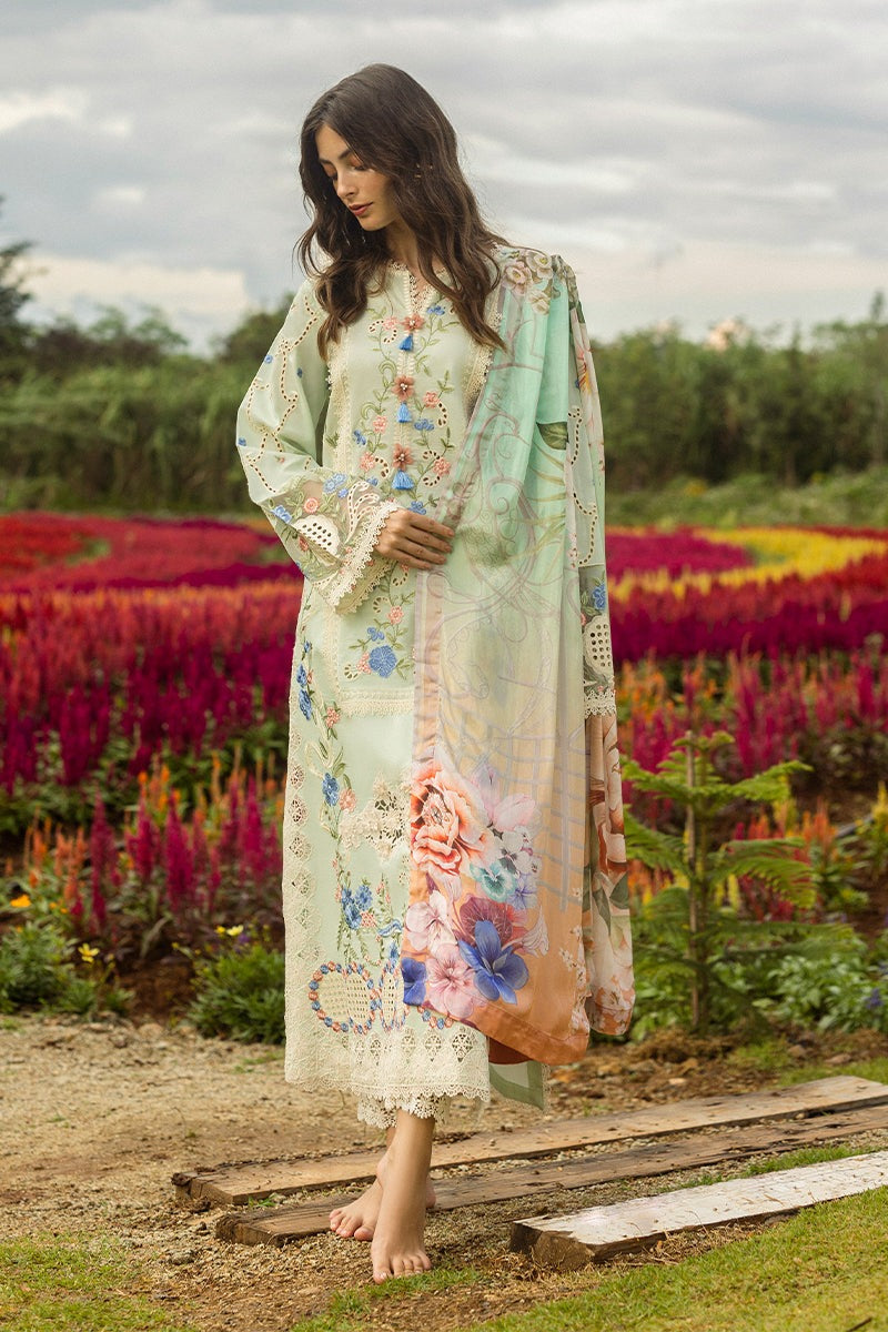 Luxury Lawn Embroidered 3 Piece Suit - Factory Direct Stock