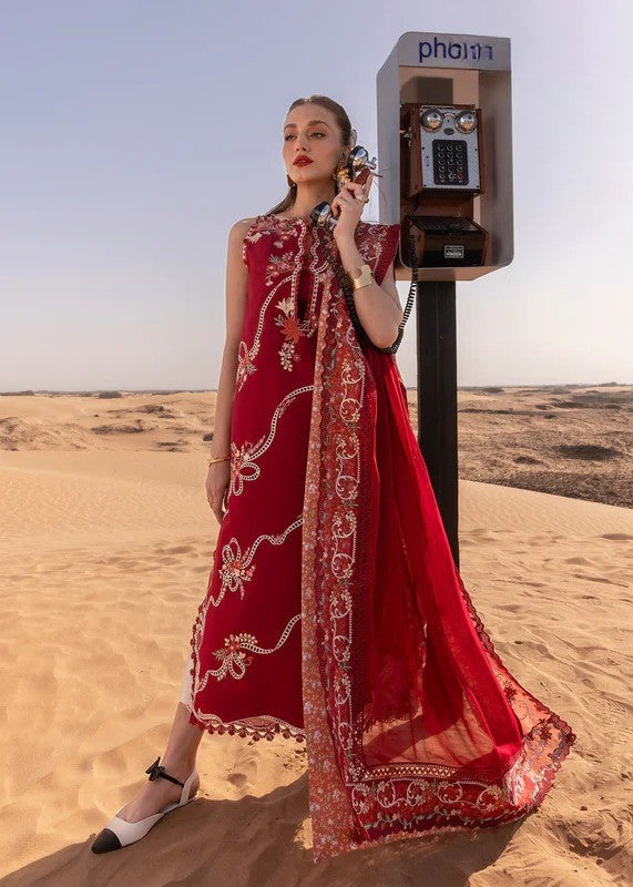 Luxury Lawn Embroidered 3 Piece Suit - Factory Direct Stock